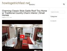 Tablet Screenshot of howtogetrichfast.net
